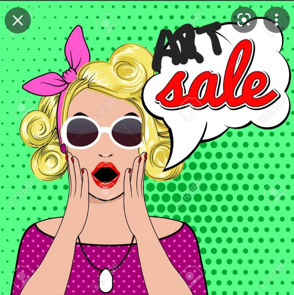 Art sale!  Bundles of paintings available up to 5 paintings per bundle.